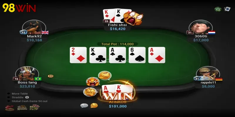 Hình mô tả chương trình khuyến mãi poker hấp dẫn tại 98WIN
