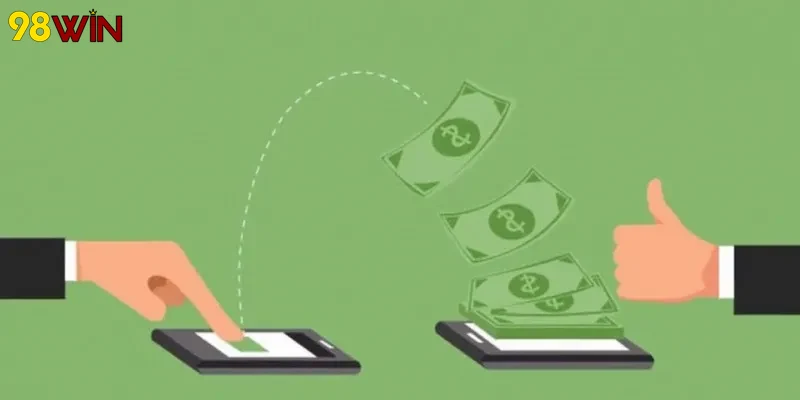Ứng dụng ngân hàng liên kết rút tiền 98WIN nhanh